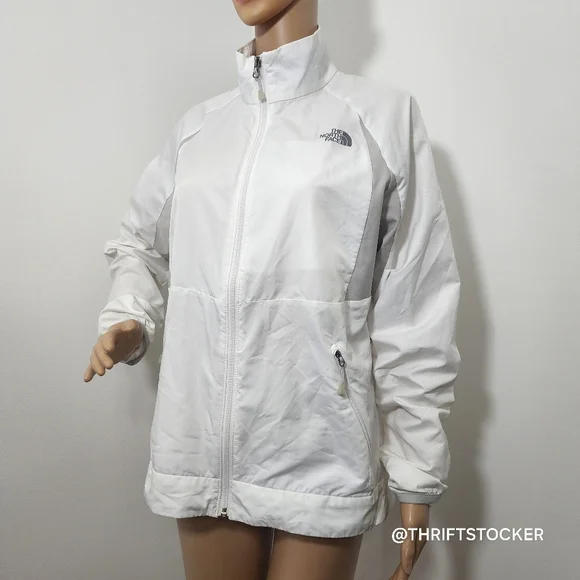 The North Face White Windbreaker Jacket - Picture 3 of 10